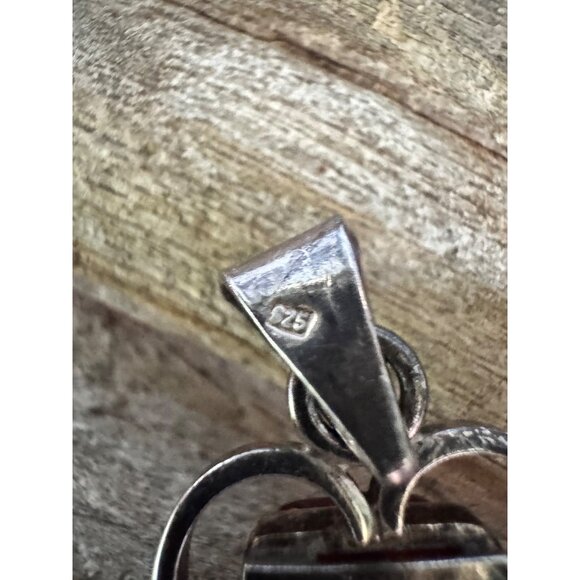 Amber Pendant W/Sterling Silver 925 Angel Wing Design 6.15g - Picture 5 of 5